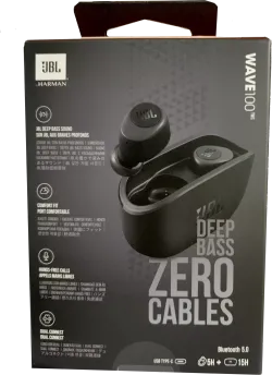 Беспроводные наушники JBL Wave 100TWS Black