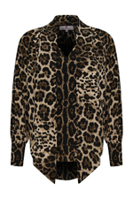 Блузка "Scarf" Leopard