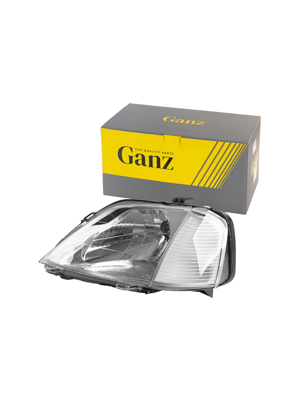 Фара L RENAULT Logan I (04-09) GANZ GIP06103