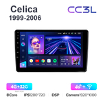Teyes CC3L 9"для Toyota Celica 1999-2006