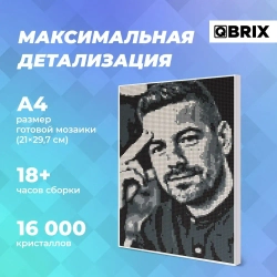 Алмазная мозаика QBRIX Original А4