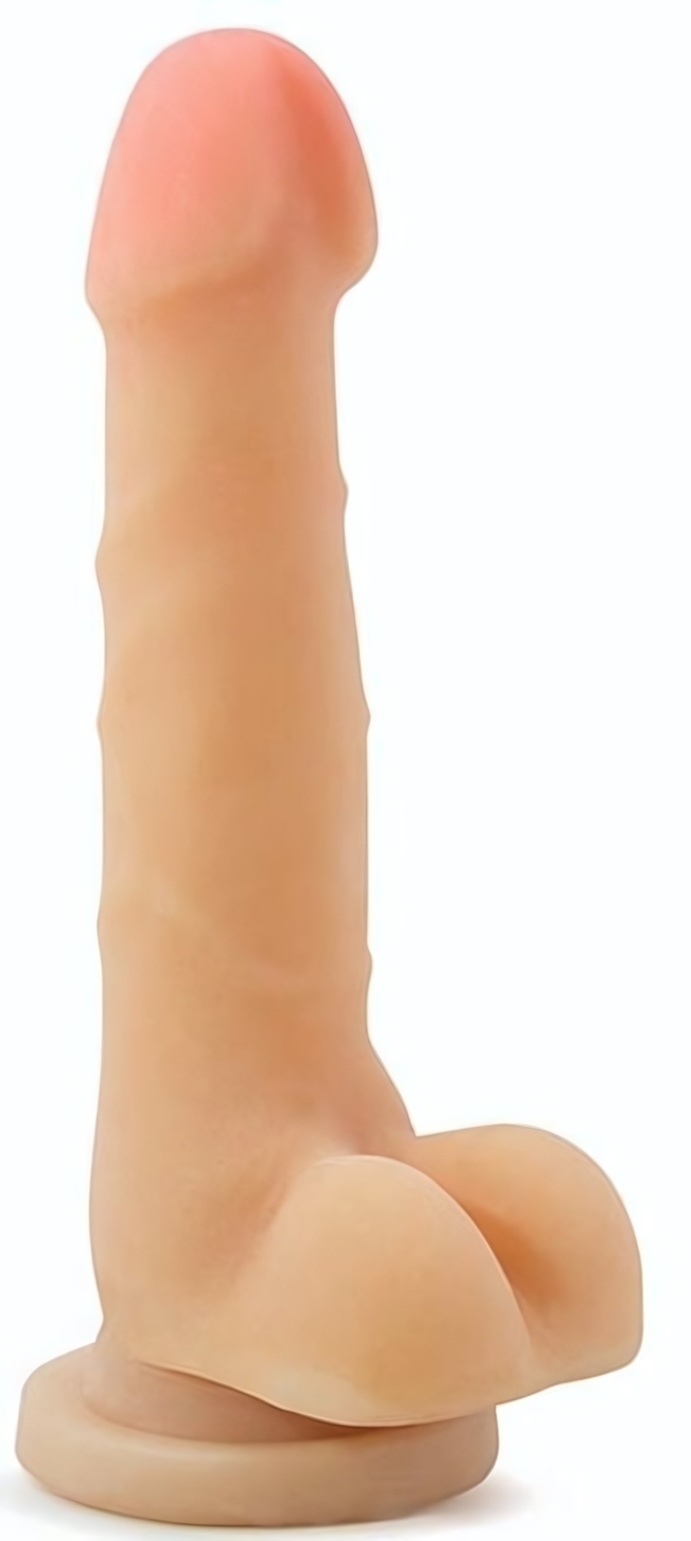 Телесный фаллоимитатор 7 inch Sam - 19 см. (Цвет: телесный)