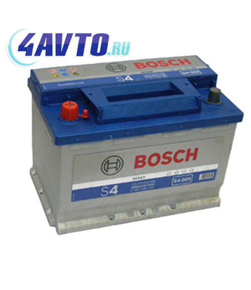 Купить АКБ 6СТ-74 А.ч., п.п., L+, BOSCH S4 (S40 090) (574 013)