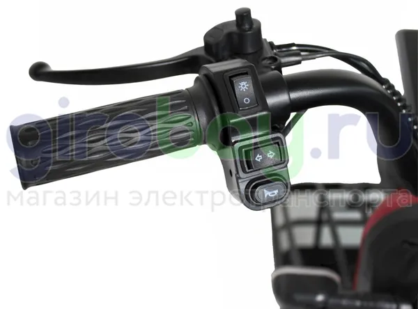Электроскутер IKINGI SIBTRIKE 1000W (60V/25Ah) - Красный фото №14