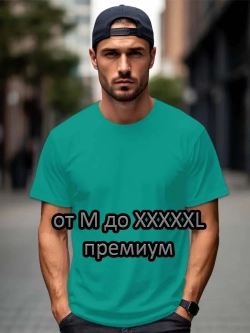 Футболка Взрослая.Премиум однотонная.Набор 2 шт