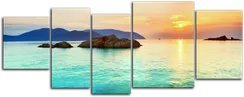 Модульная картина "Морские горы"