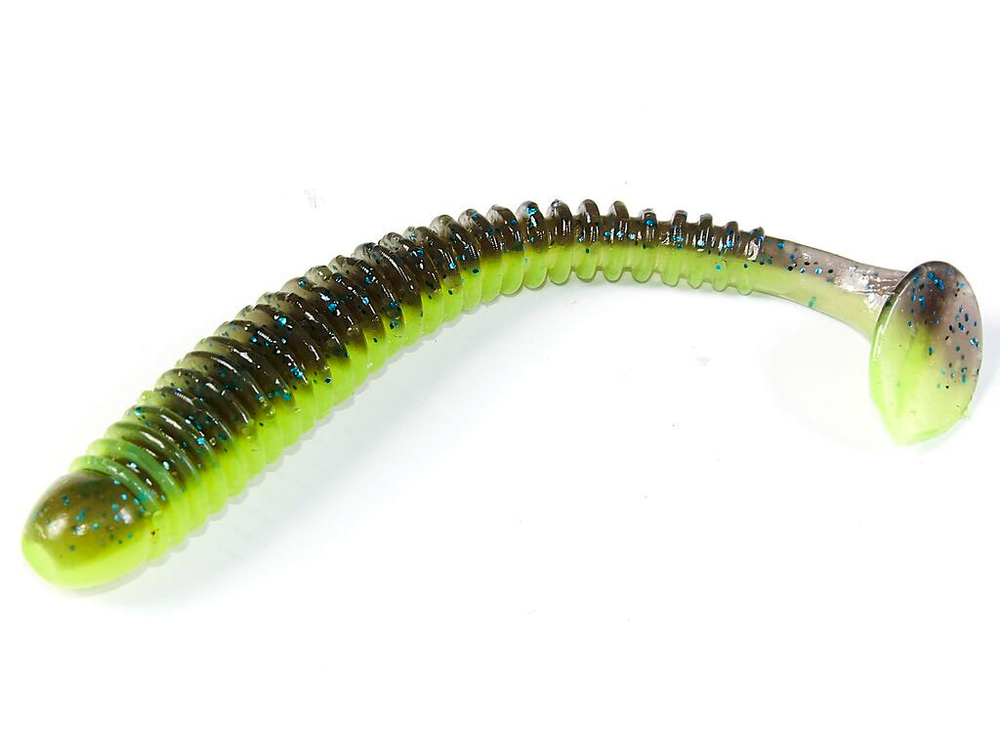 Виброхвосты съедобные Lucky John Pro Series Spark Tail 4" (101мм/5шт)