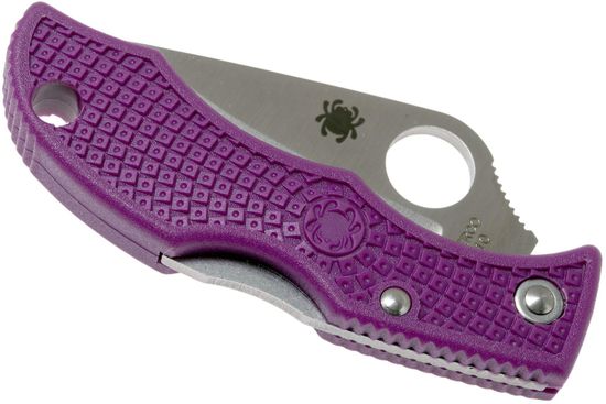 Складной нож Spyderco Ladybug LPRP3 c клинком из стали VG-10, рукоять FRN