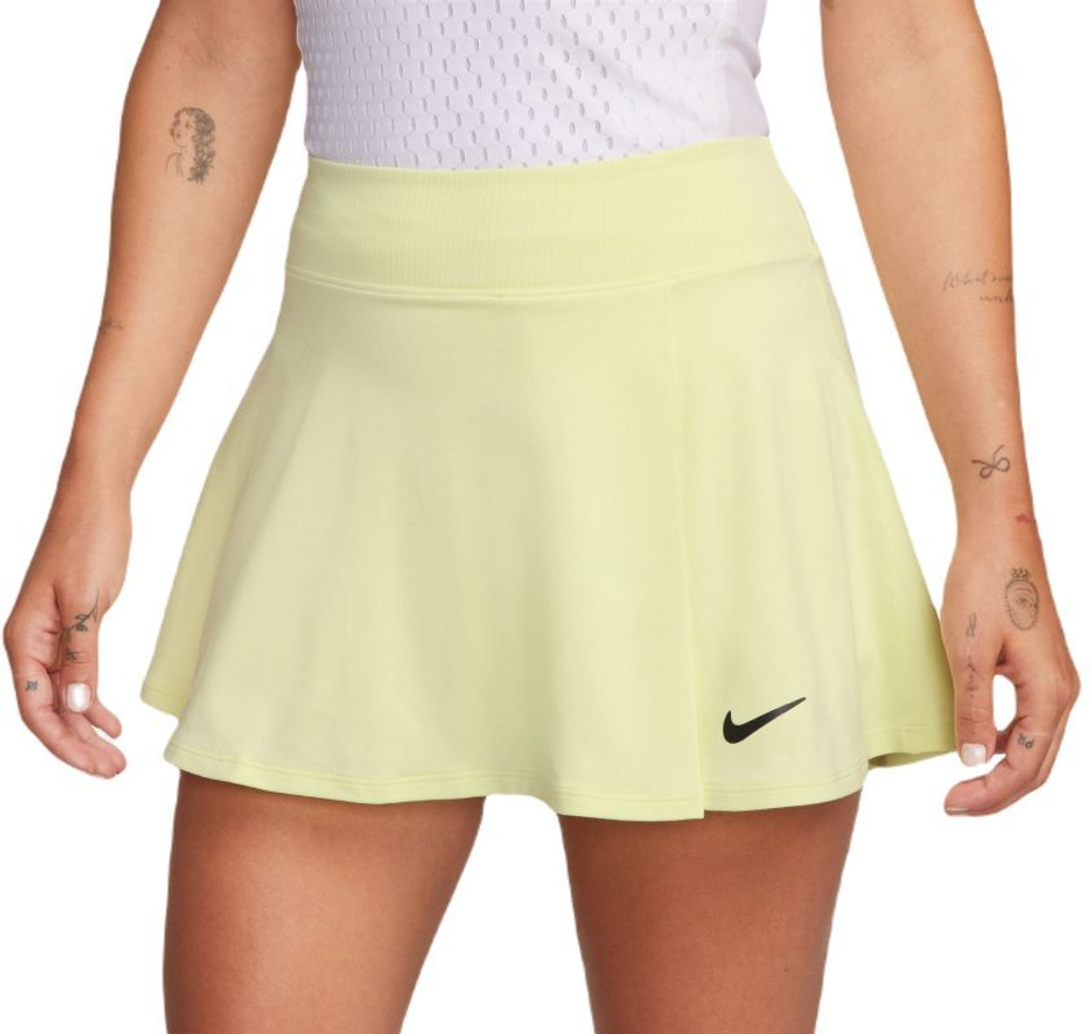 Теннисная юбка Nike Dri-Fit Club Skirt - luminous green/black