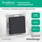 Переключатель проходной одноклавишный Systeme Electric AtlasDesign Карбон ATN001061