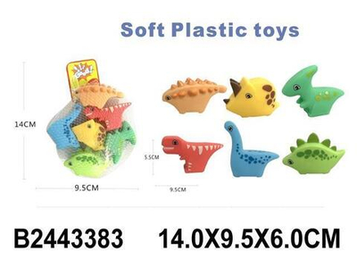 Набор игрушек для купания 6шт, ПВХ, сетка 508-274