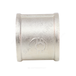 Муфта латунь никель Ду 15 (1/2") ВР/ВР VALFEX VF.170.N.012