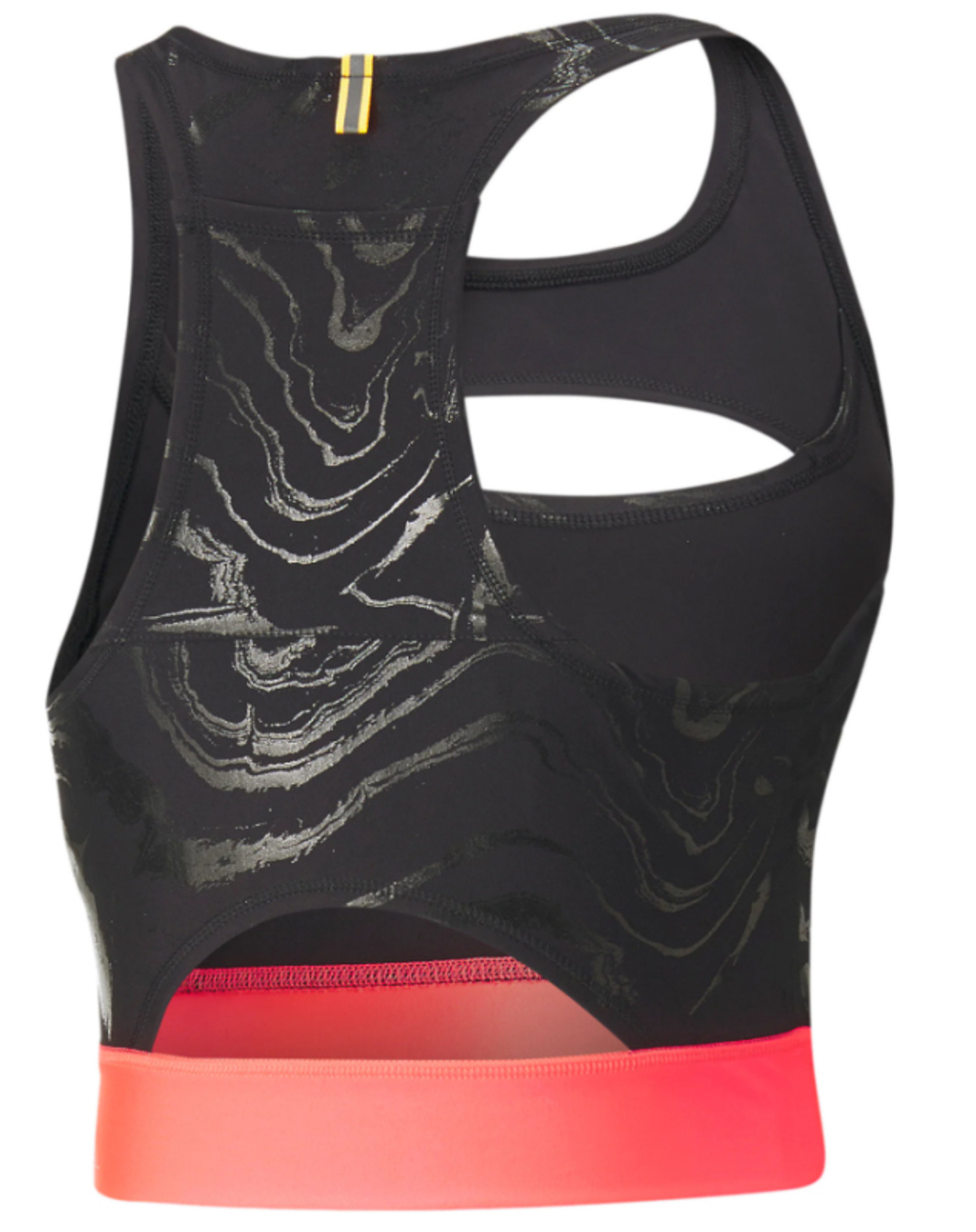 Женский топ теннисный Puma Run Ultraform Aop Crop Tank - черный