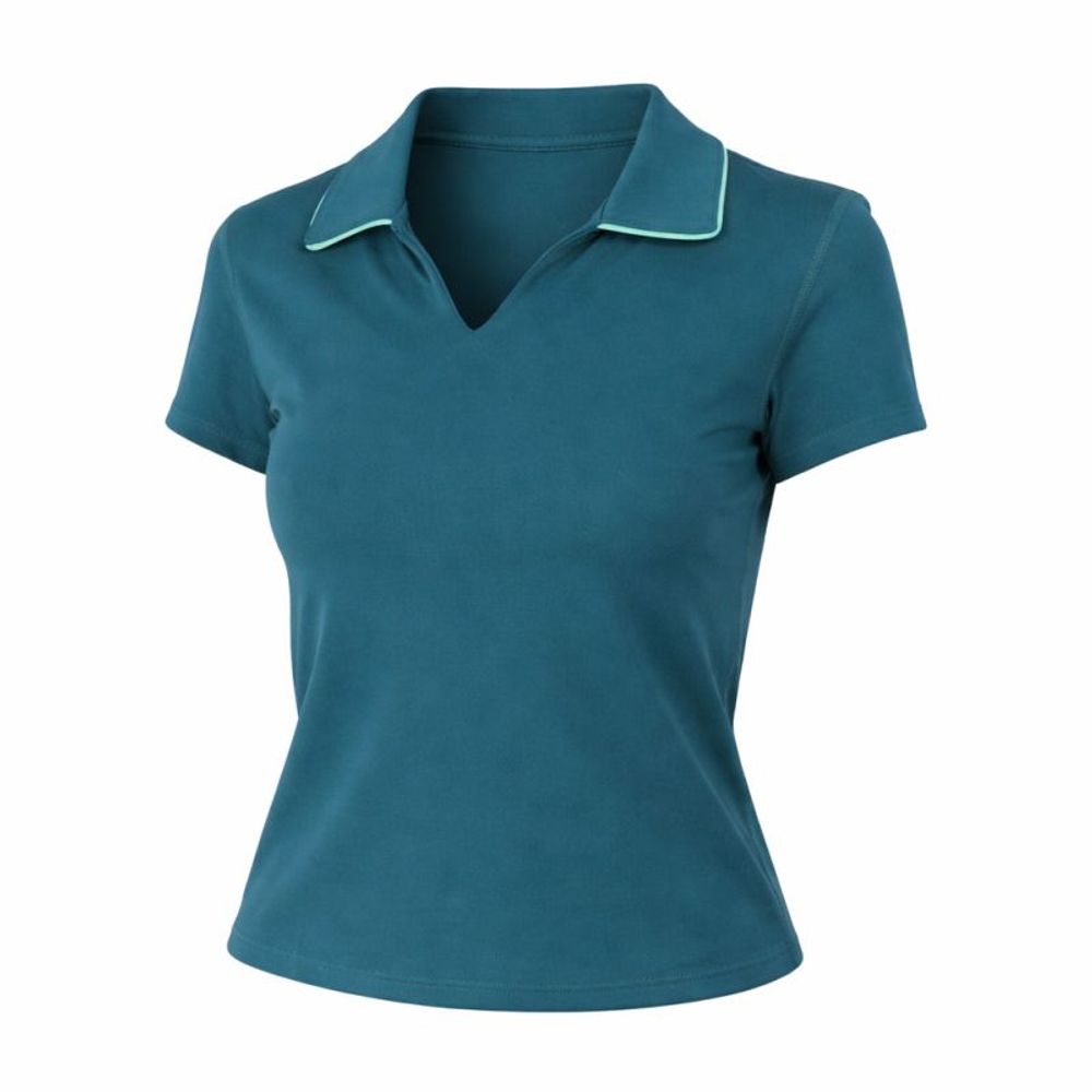 Женское теннисное поло New Balance Tournament - teal