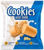 Конфеты мини-батончики со сливочным печеньем Cookies and milk, 500 г