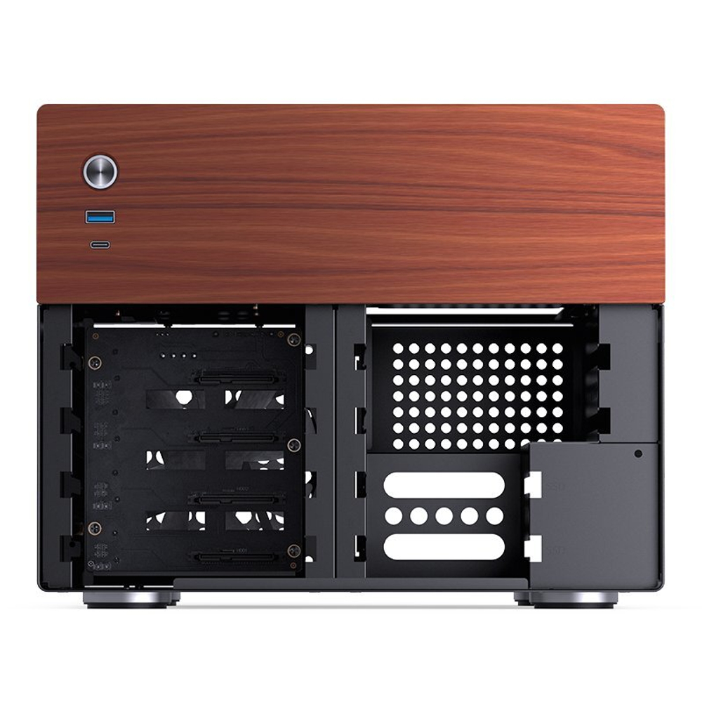 Корпус JONSBO N4, ITX, Micro-ATX, черный (без БП)