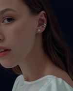 Кафф из битого серебра с монеткой