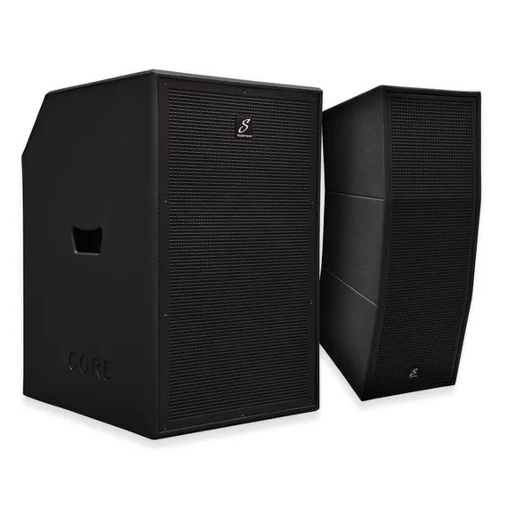 Studiomaster CORE 151 Активный мобильный акустический комплект с интегрированным микшером Вертикальный массив: СЧ: 3х 8” Neodymium full range driver ВЧ: 12х 1” dome tweeter