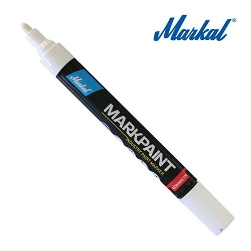 Маркер промышленный перманентный Markal MarkPaint, белый