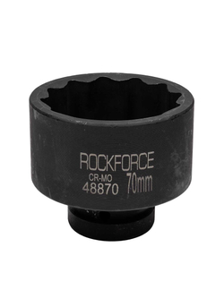 Головка ударная 1'', 70мм (12гр.) RockForce RF-48870