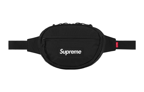 Supreme FW18 Fabric Sling Bag, Crossbody Bag, Fanny Pack Regular Unisex Black