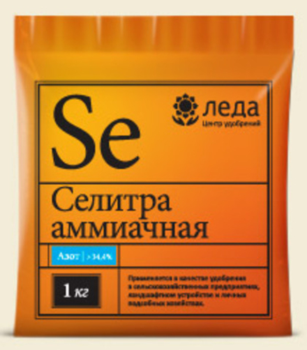 Селитра аммиачная 1 кг ЛЕДА