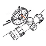 Колесо отстройки от параллакса для прицелов Leapers (60 mm)