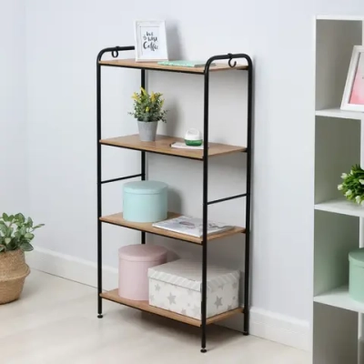 Стеллаж «Валенсия 24W», 65,5×30×120,5 см, цвет чёрный