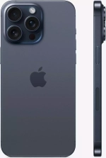 iPhone 15 Pro 256 ГБ, Dual: nano SIM + nano SIM, синий титан