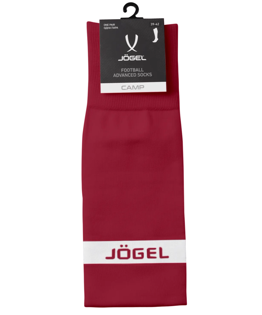 Гетры футбольные CAMP ADVANCED SOCKS, гранатовый/белый