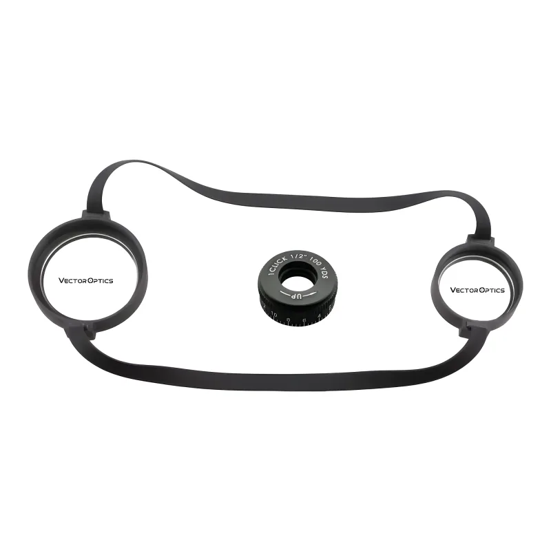 Оптический прицел Vector Optics Continental X6 1-6x24 FIBER (SCOC-48) - защитные крышки и сменный барабан поправок