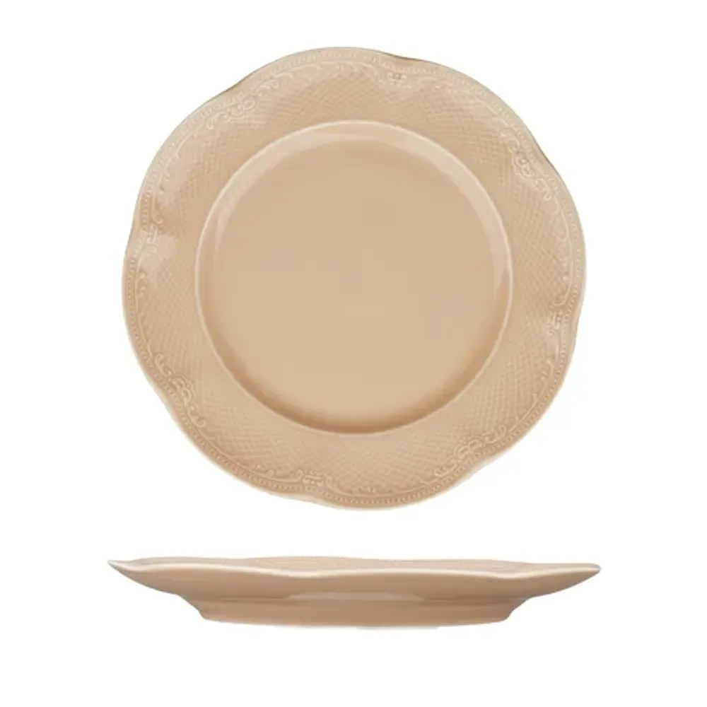 Тарелка d 23 см h2,3 см Aristocrat Peach Tea Noble [6]
