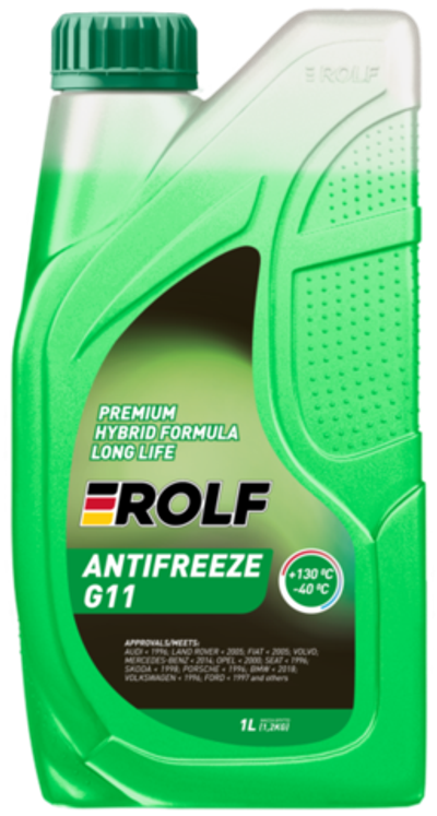 Rolf Antifreeze G11 green -40, 1 л