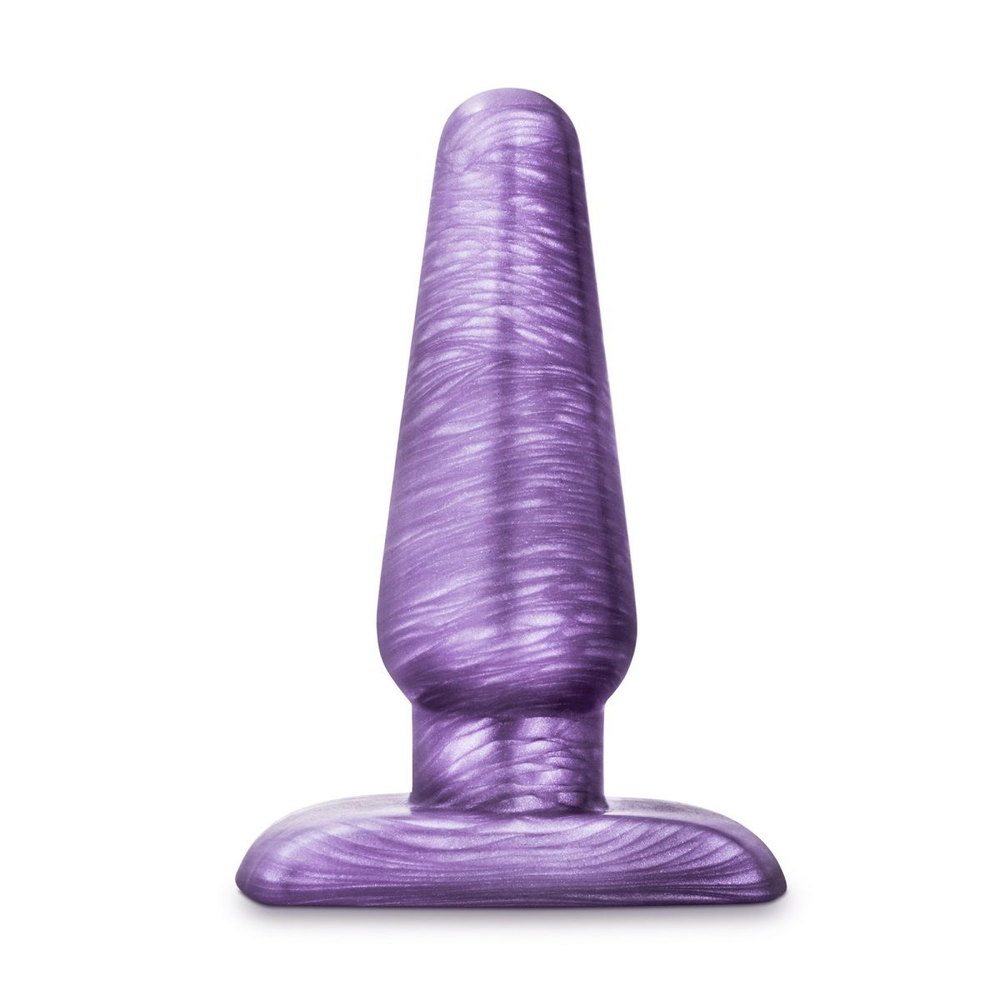 Фиолетовая анальная пробка B Yours Medium Cosmic Plug - 12 см. (Цвет: фиолетовый)