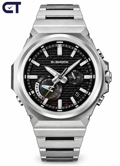 CASIO GST-B1000D-1ADR G-SHOCK мужские наручные часы — компактная G-STEEL со стальным браслетом, Tough Solar и Bluetooth