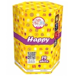 Батарея салютов Happy (SB19-01) от Maxsem, 19 залпов, 30 мм