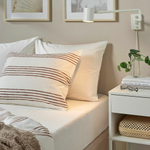 Простыня IKEA DVALA (ДВАЛА), Белый, 150х260 см