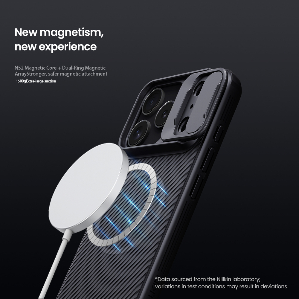 Чехол c поддержкой MagSafe для iPhone 17 Pro от Nillkin серия CamShield Pro Magnetic Case