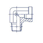 Штуцер FSC90 BSP 1/2 - BSPT 1/2