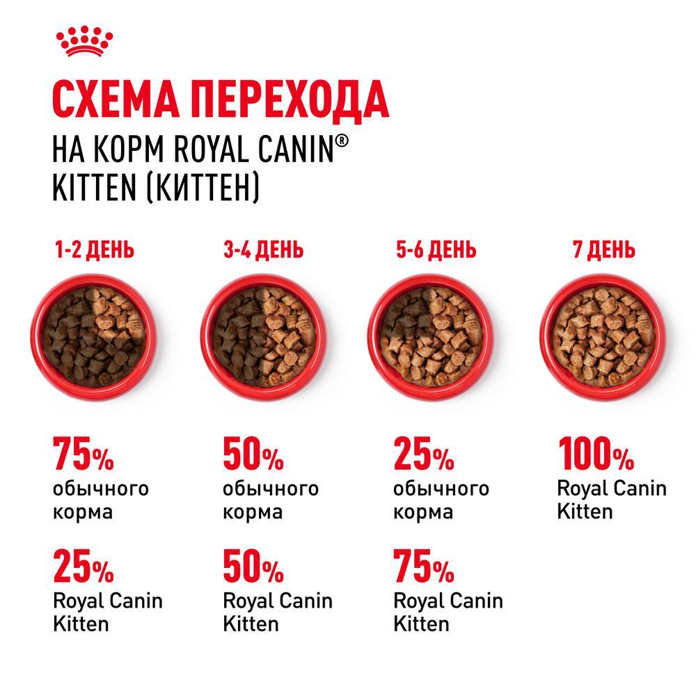 Кусочки в соусе, 85г влажный корм для котят до 12 месяцев Royal Canin Kitten
