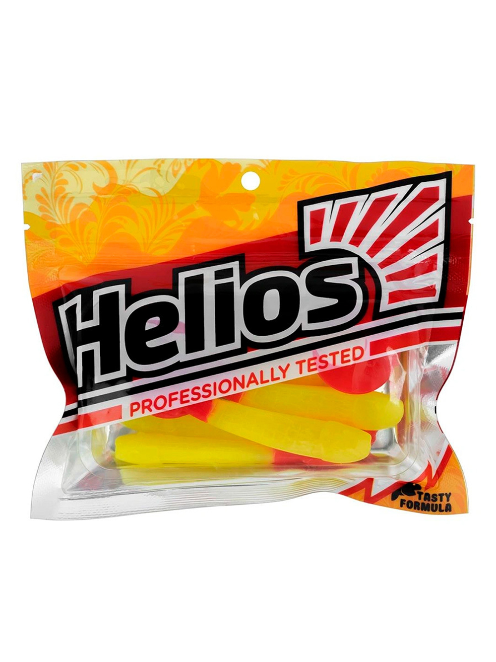 Твистер несъедобный Helios Long Hybrid 3,55"/9,0 см MIX 100шт. (HS-15-031-N)