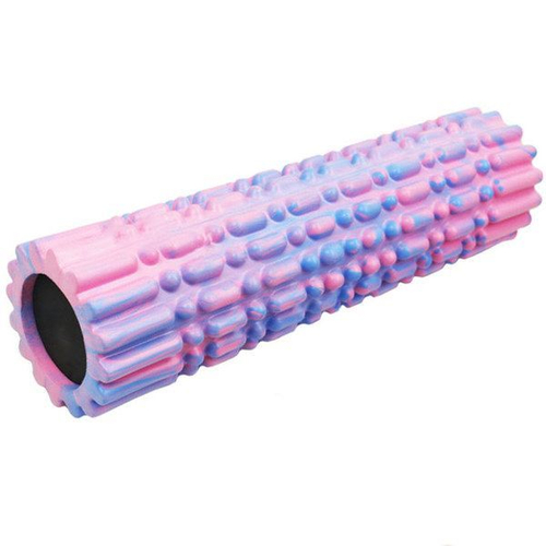 Ролик массажный foam roller  mix 45*15 см