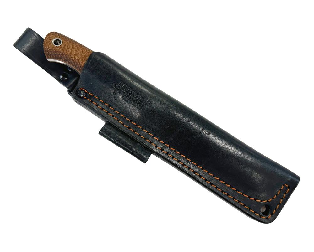 Нож Южный крест Бушкрафт, сталь N690 ,конв., микарта койот насечка,  218.1050К
