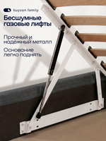 Кровать БайШарм (велюр, с ПМ)