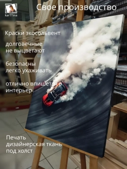 Картина на стену Жженая резина 30х40см 1шт.