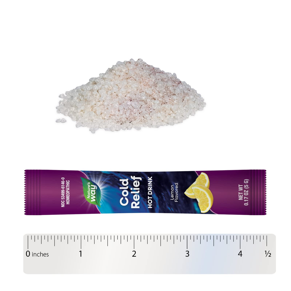 Nature's Way, Umcka®, смесь для приготовления горячего напитка от простуды, для детей от 6 лет, со вкусом лимона, 10 пакетиков по 5 г (0,17 унции)