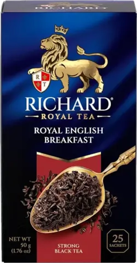 Richard Royal English Breakfast Чёрный чай, 25×2г. Ричард