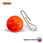 Свинец Minoga "Чебурашка", цвет оранж, 20 гр.(5шт)