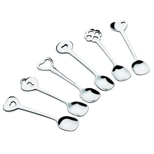 Набор чайных ложек love key, 6 шт.