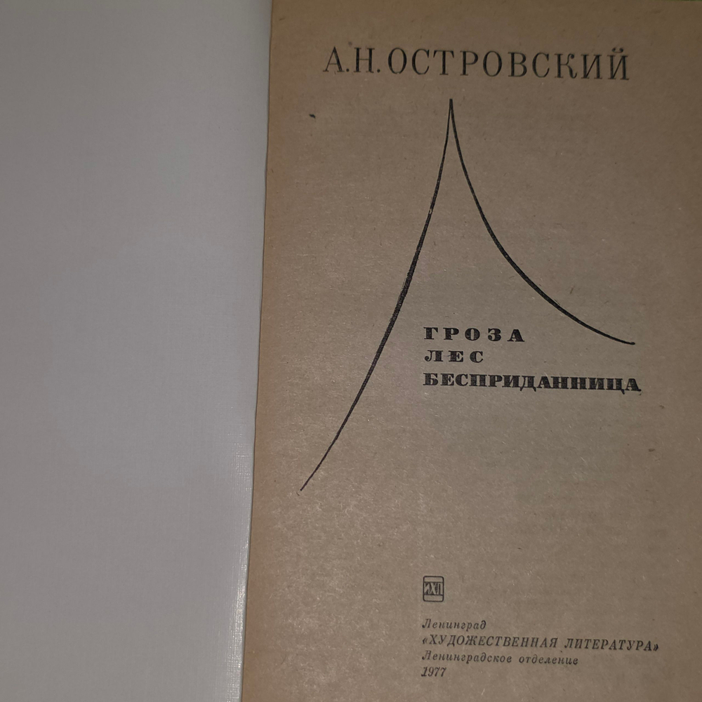 Книга "Гроза. Лес. Бесприданница."